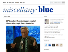 Tablet Screenshot of miscellanyblue.com